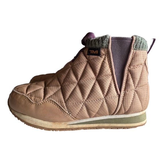 Teva Boots Womens US 5  Brown Quilted SlipOn Ankle‎ Outdoor Casual Gorpcore - Picture 8 of 12
